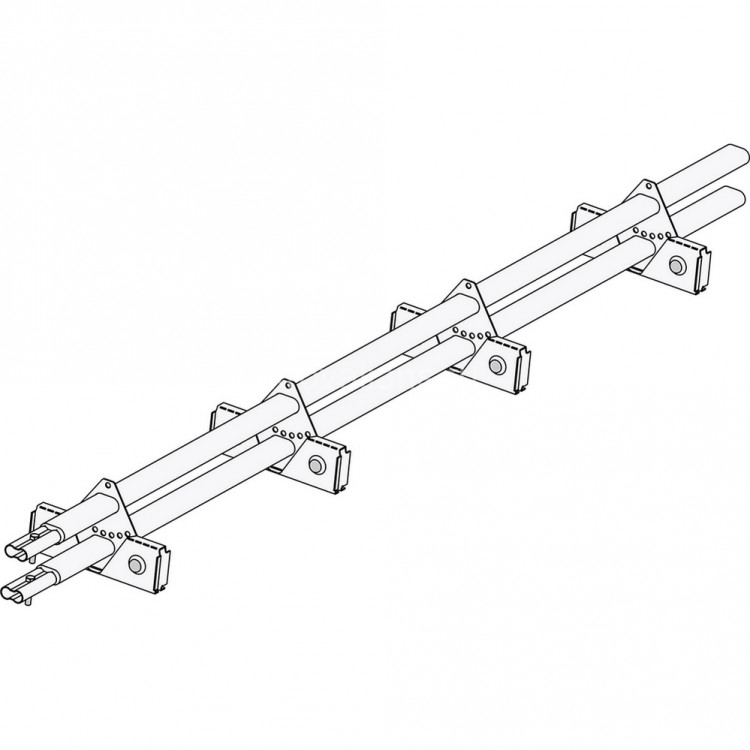 Снегозадержатель ROOFsystems PRESTIGE ZN 45*25 (овал), 1,2м ФАЛЬЦ (треугольн.)  цинк