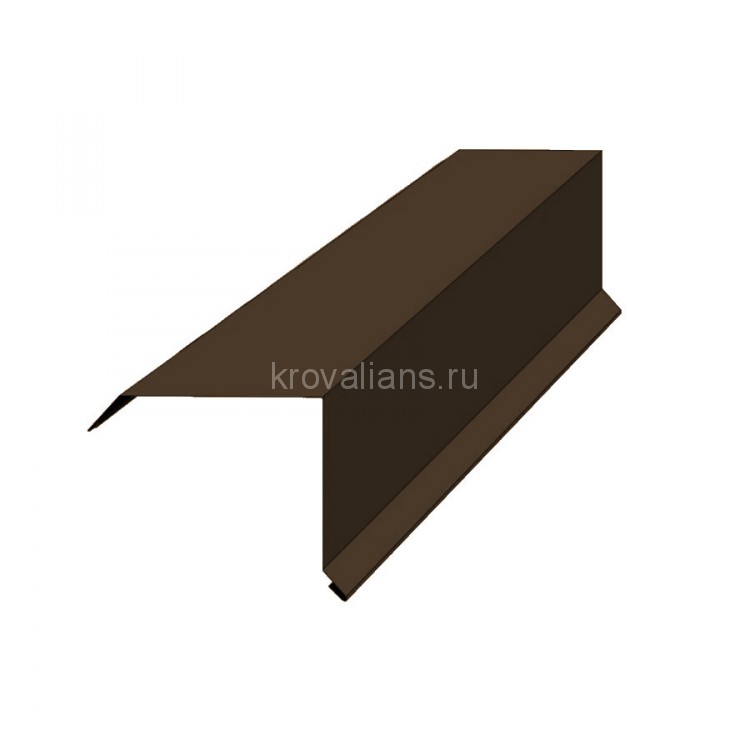 Торцевая планка RUUKKI (Руукки) 2м Polyestr 0,5 мм (RR32) /1 шт/