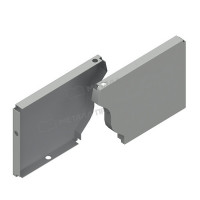 Заглушка желоба правая МЕТАЛЛ ПРОФИЛЬ БЮДЖЕТ 120х86 Ral 9003