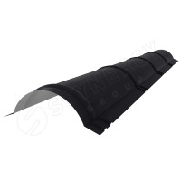 Конек полукруглый R110х2000 Stynergy (Стинержи) (CORUNDUM50-9005-0.5) /1 шт/