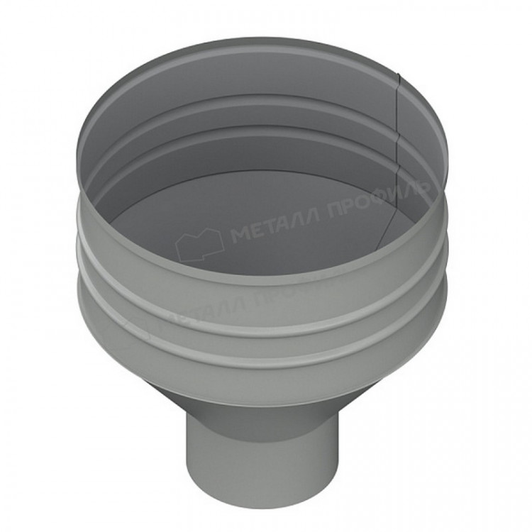 Воронка водосборная МЕТАЛЛ ПРОФИЛЬ ПРОЕКТ D350х150 Ral 9003