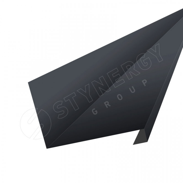 Планка для нижнего примыкания к трубе 2000 Фальц Stynergy (GRAPHITE45-7024-0.45)