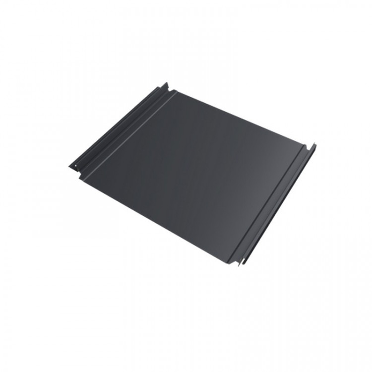 Кликфальц Double Pro Grand Line 0,5 Rooftop Бархат с пленкой на замках RAL 7024 мокрый асфальт Кликфальц Double Pro Grand Line 0,5 Rooftop Бархат с пленкой на замках RAL 7024 мокрый асфальт