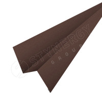 Планка начальная фасадная 3000 Фальц Stynergy (CORUNDUM50Matt-RAL8017-0.5)