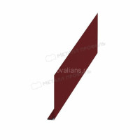 МеталлПрофиль Планка карнизного свеса 250х50х3000 (PURMAN-20-3011-0.5) /1 шт/