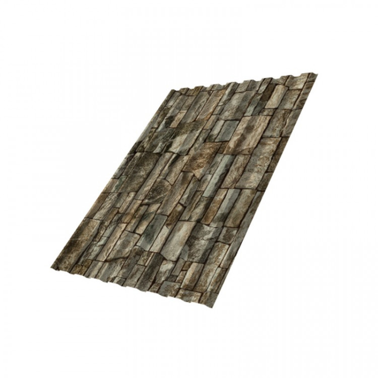 Профнастил С20R 0,45 Print Twincolor Fine Stone