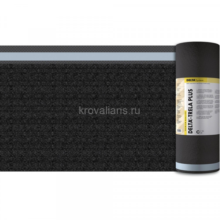 Delta Trela Plus диффузионная объемна мембрана с двумя зонами проклейки