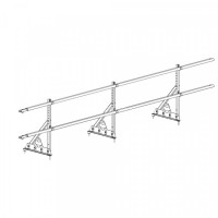 Ограждение ROOFsystems PROMO ZN 40х20 (овал) H-600/3,0м 2 трубы NEXT RAL3005