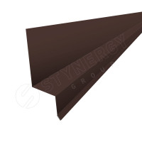 Отлив верхний 3000 Фальц Stynergy (CORUNDUM50Matt-RAL8017-0.5)