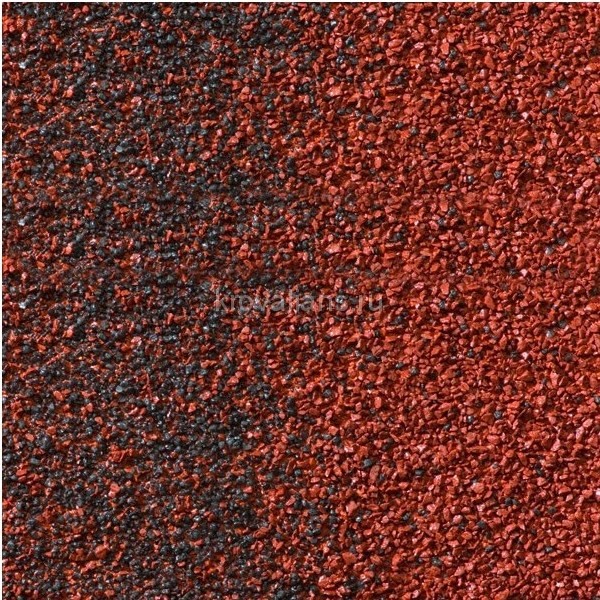 Композитная черепица Metrotile (Метротайл) Gallo (Красно-Черный) /лист/
