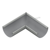 Угол желоба МЕТАЛЛ ПРОФИЛЬ ПРОЕКТ D185 Ral 9003