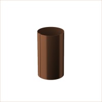 Galeco STAL 124 120/90 Труба водосточная 1м RAL 8019 (RR 32) 1шт/уп