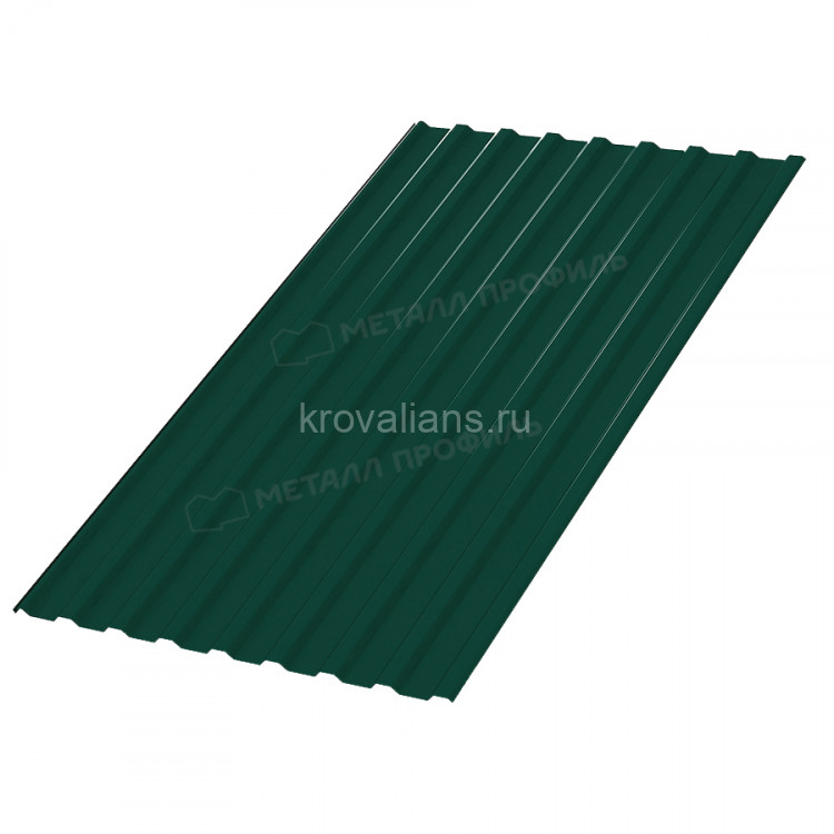 Профилированный лист Металл Профиль МП-20х1100-A (ПЭ-20-6005-0,4) /1 кв.м./ Профилированный лист Металл Профиль МП-20х1100-A (ПЭ-20-6005-0,4) /1 кв.м./