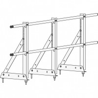 Ограждение ROOFsystems ECONOM d-25 (круг) H-600/3,0м универ ТУ RAL7024