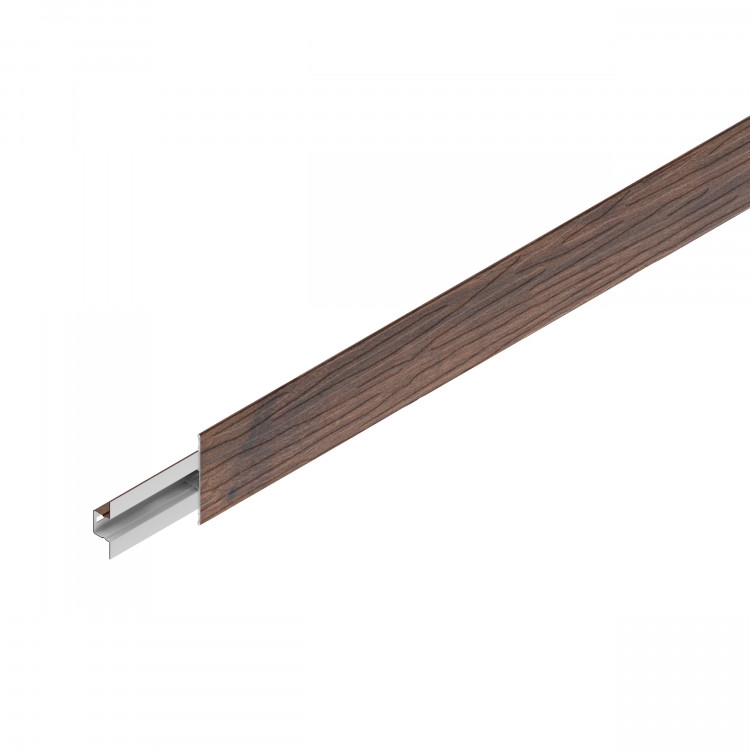 Стыковочный Т- профиль(комплект) L=3м St Log Printech(Старый дуб) ФАКТУР. Стыковочный Т- профиль(комплект) L=3м St Log Printech(Старый дуб) ФАКТУР.